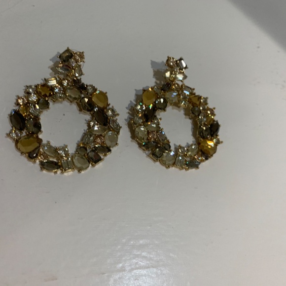 JCrew Multi Color Wreath Earring - Picture 2 of 2